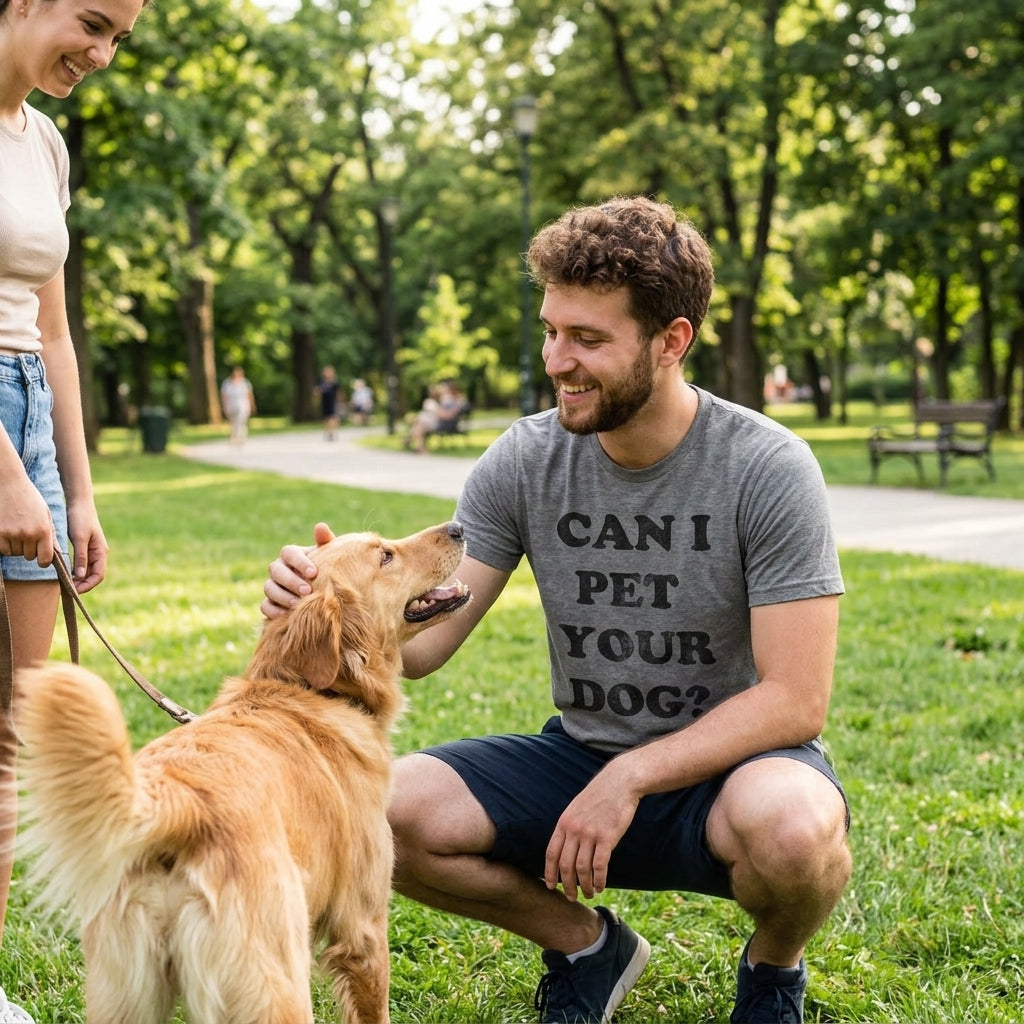 Can I Pet Your Dog? Men's T Shirt product image 2
