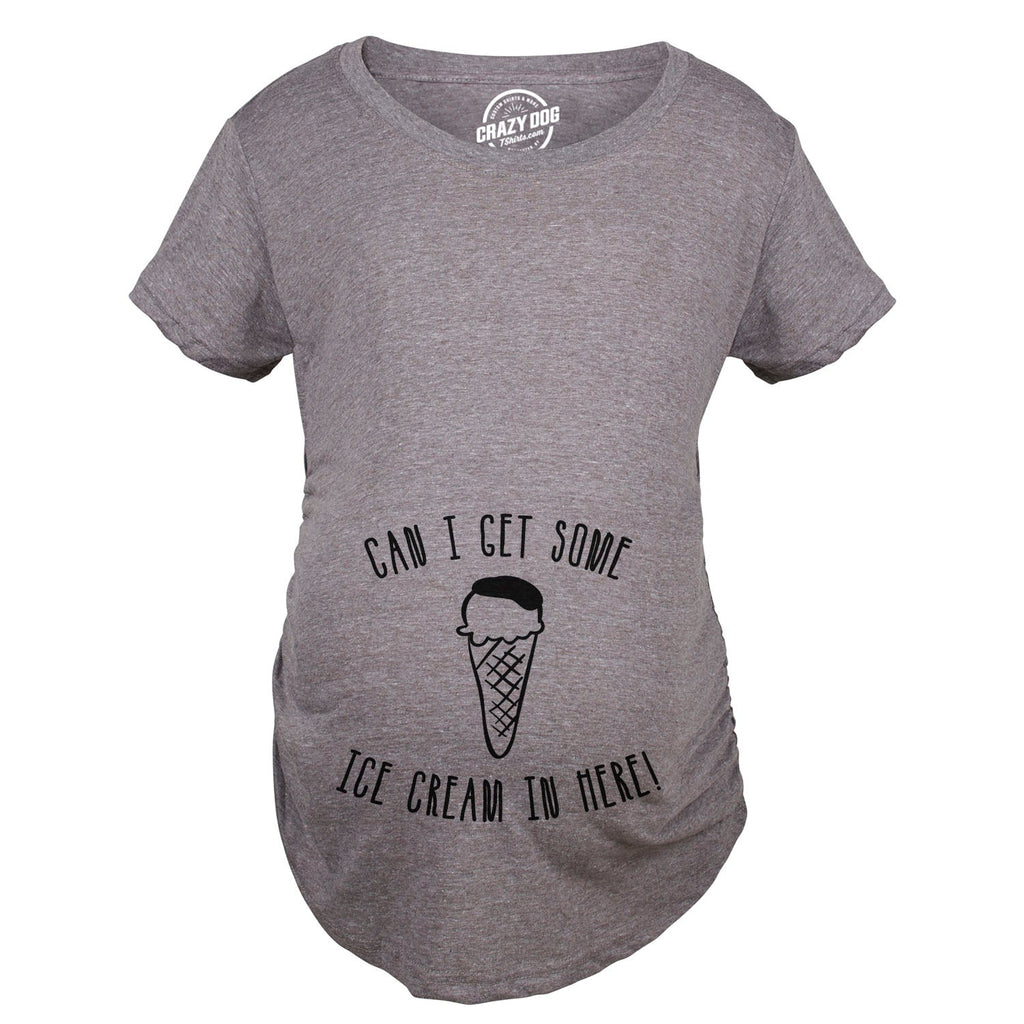 Can I Get Some Ice Cream In Here Maternity T Shirt product image 5