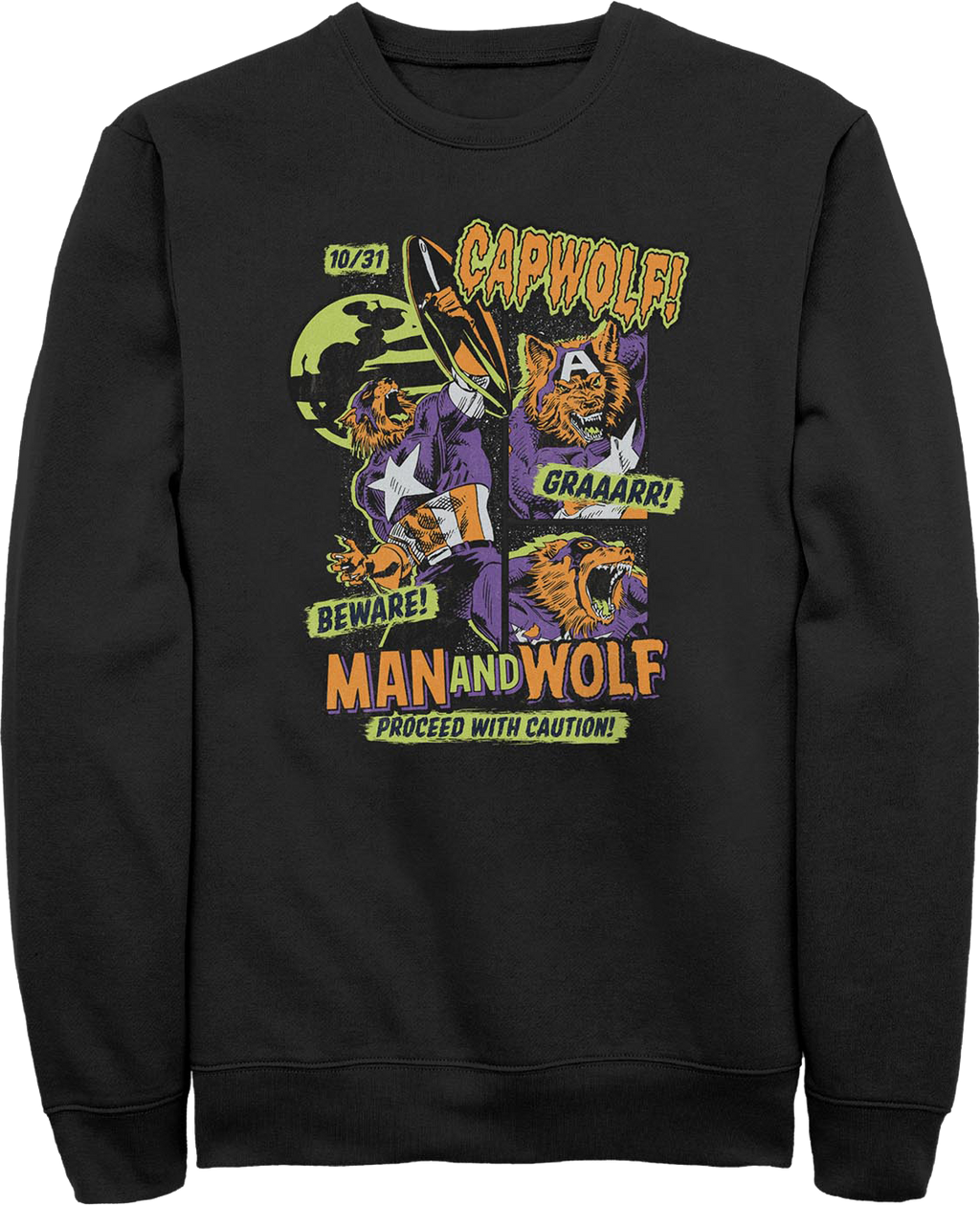 Capwolf Marvel Comics Sweatshirt product image 1