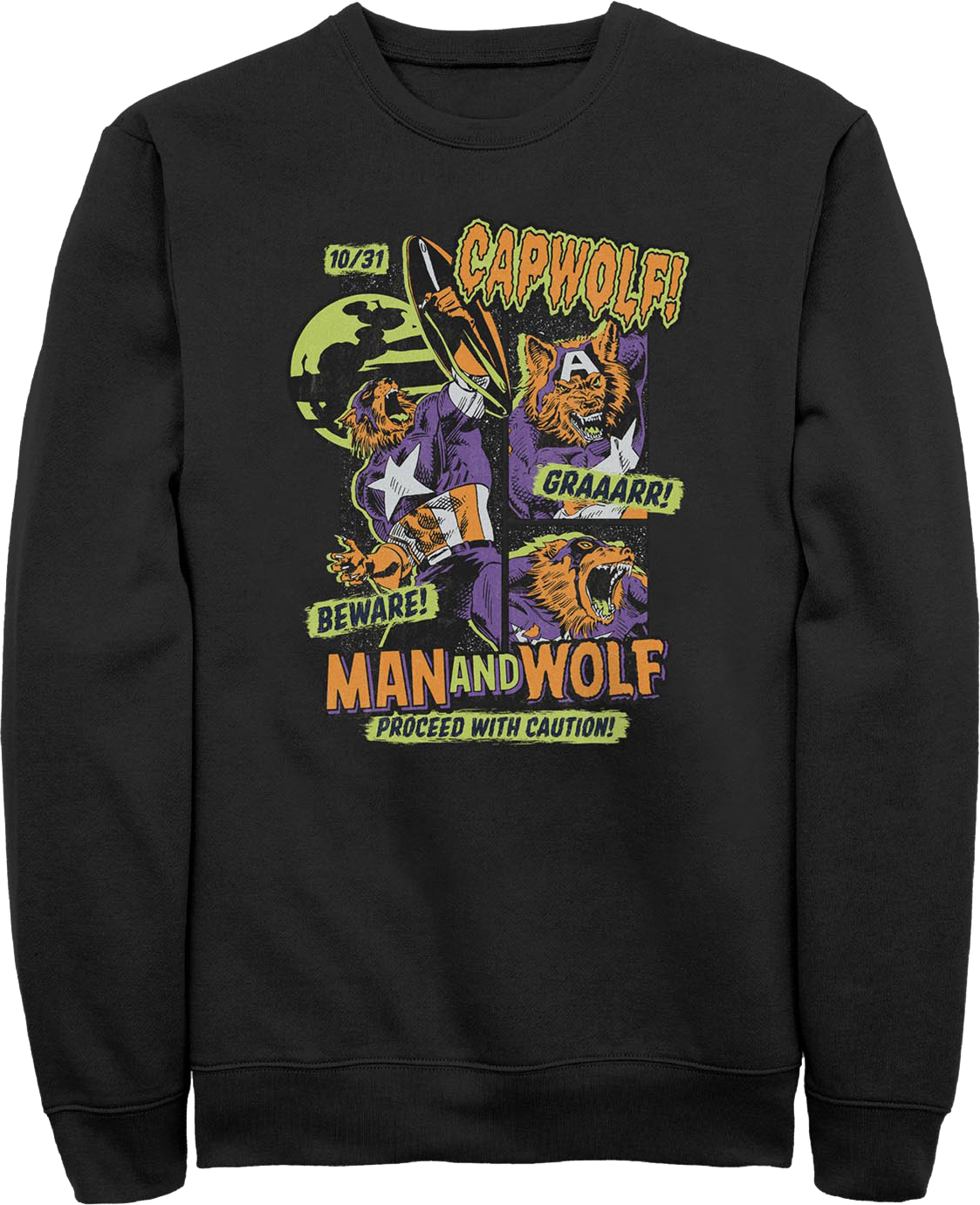 Capwolf Marvel Comics Sweatshirt product image 1