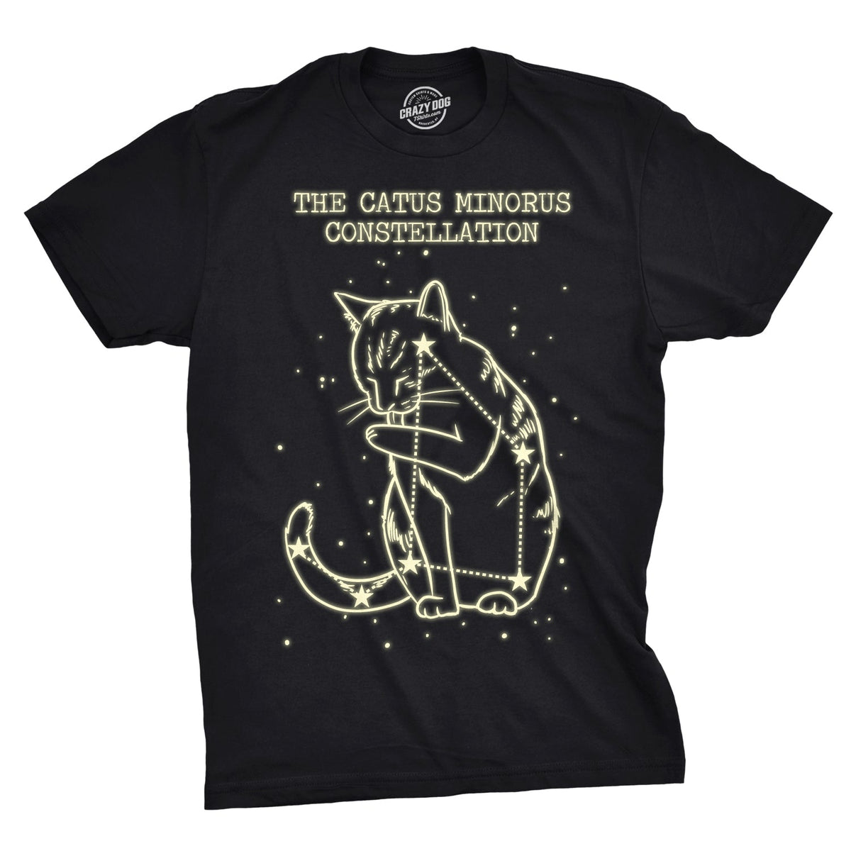 Catus Minorus Constellation Glow In The Dark Men's T Shirt product image 5