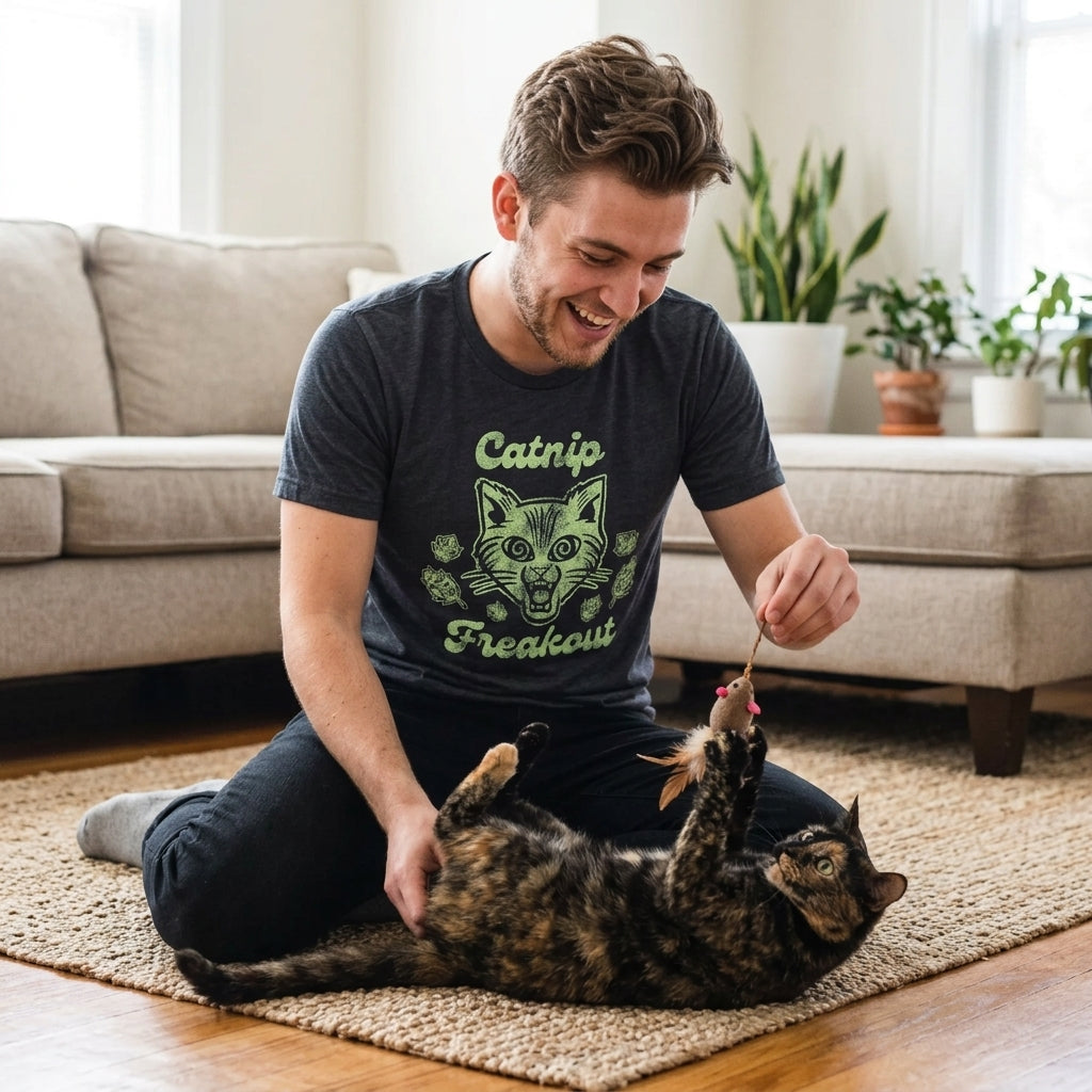 Catnip Freakout Men's T Shirt product image 2
