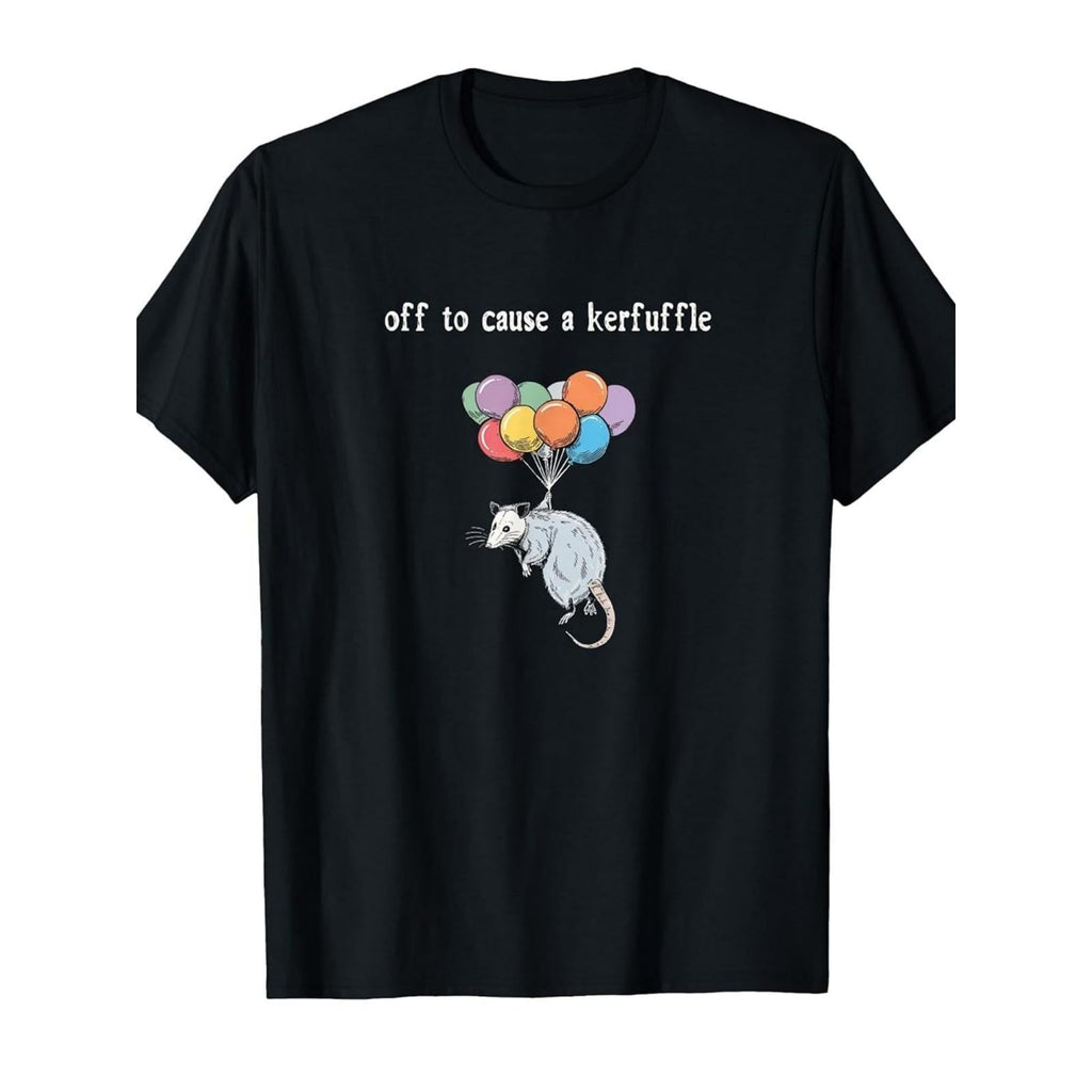 Off To Cause A Kerfuffle Funny Opossum Retro Quirky Animal product image 1
