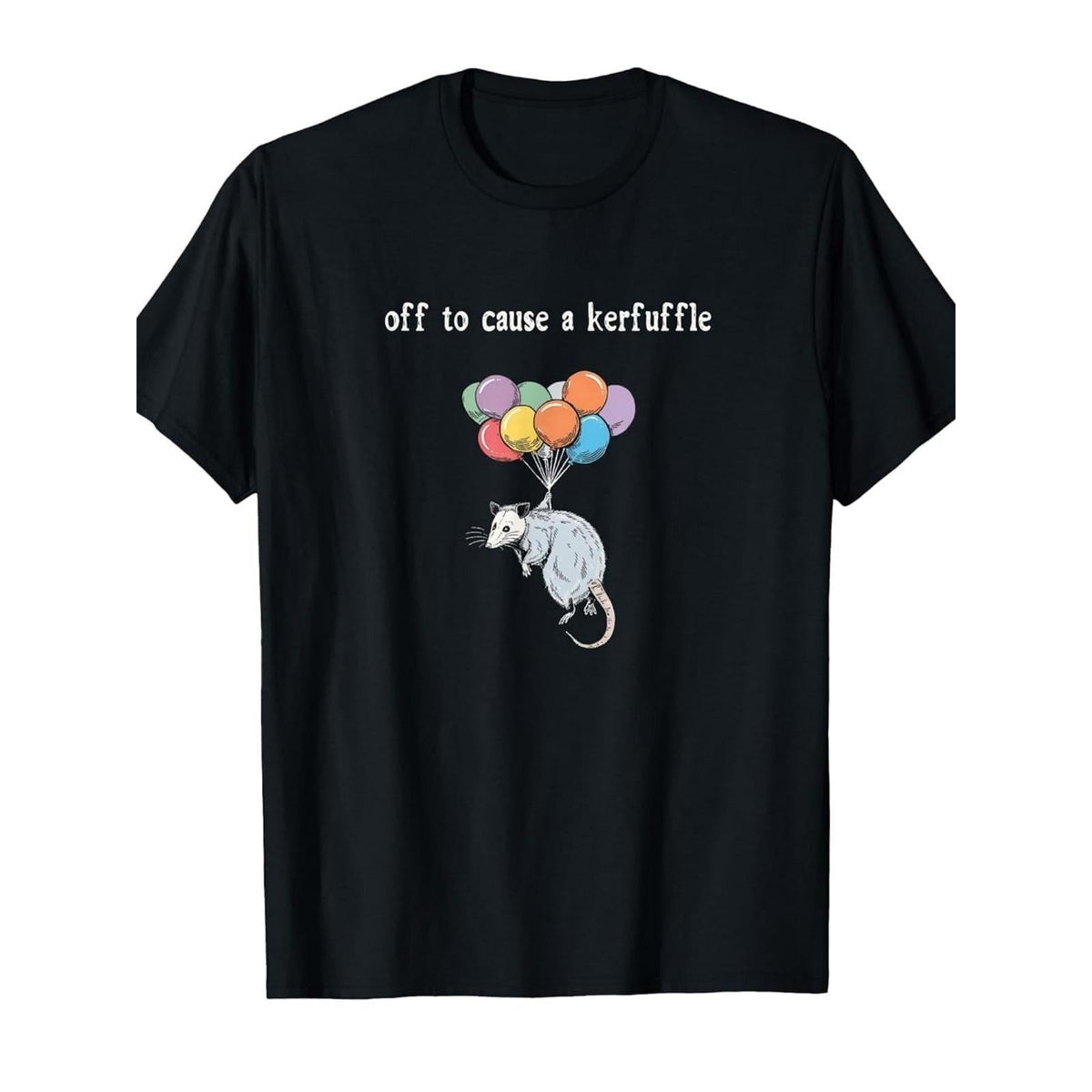 Off To Cause A Kerfuffle Funny Opossum Retro Quirky Animal product image 1