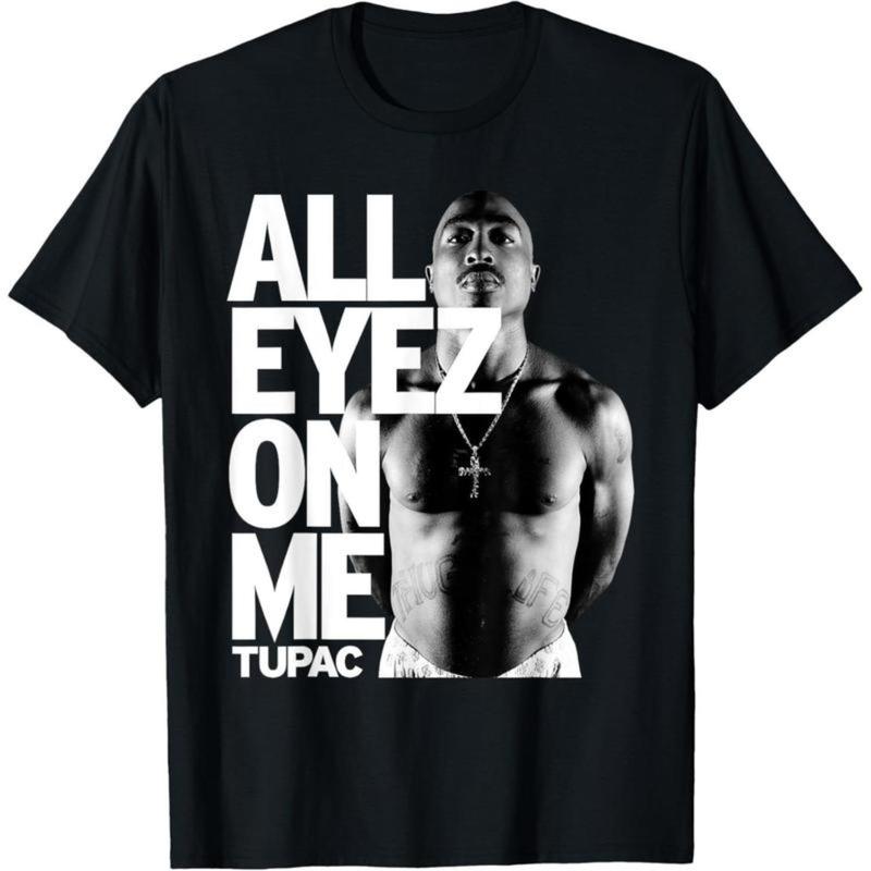 Short Sleeve Print Tupac All Eyez On Me T-Shirt product image 1