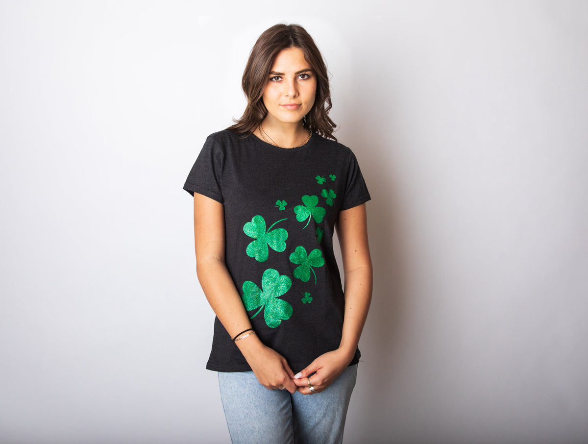 Glitter Shamrocks Women's T Shirt product image 2