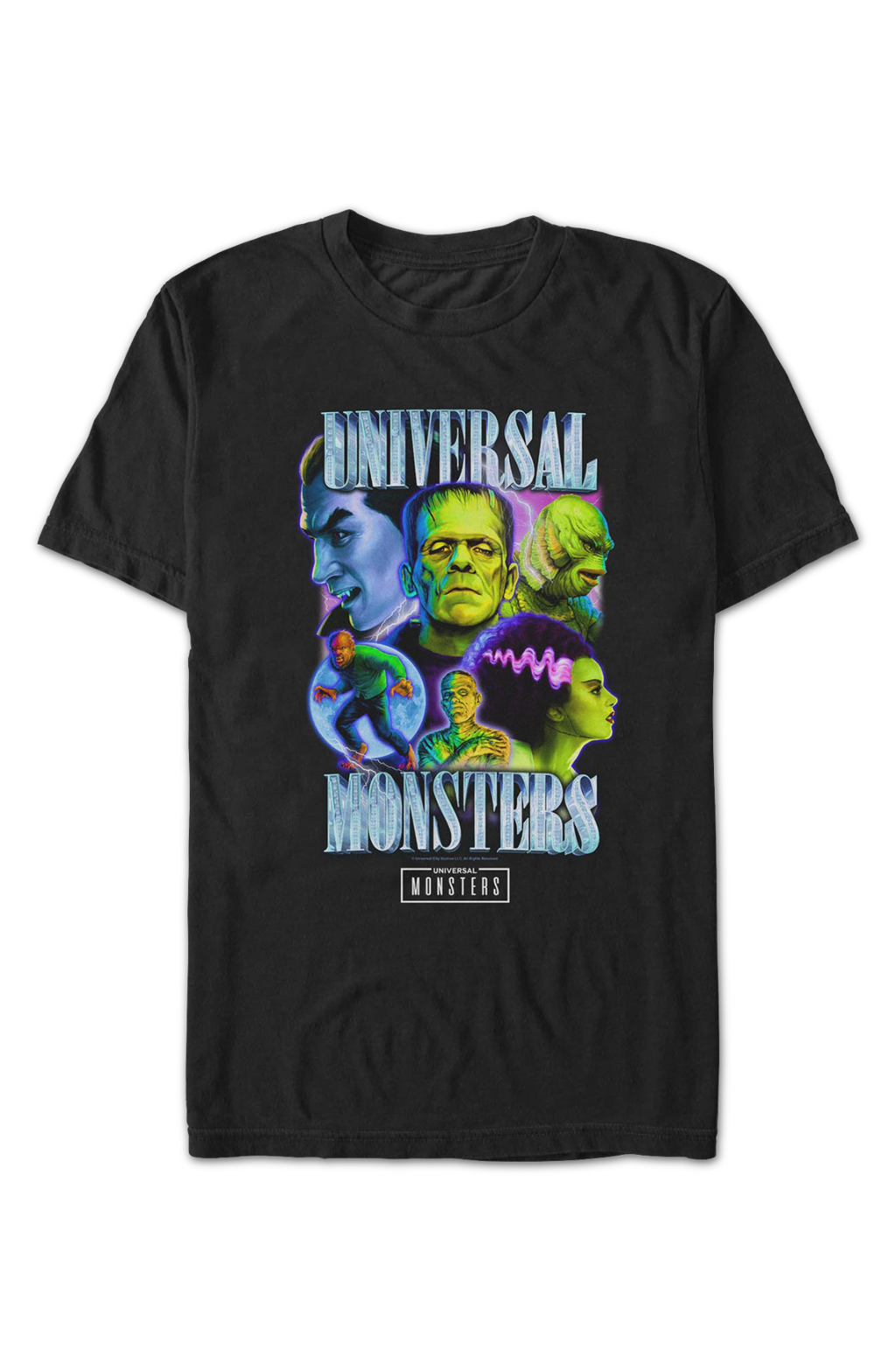 Classic Collage Universal Monsters T-Shirt product image 2
