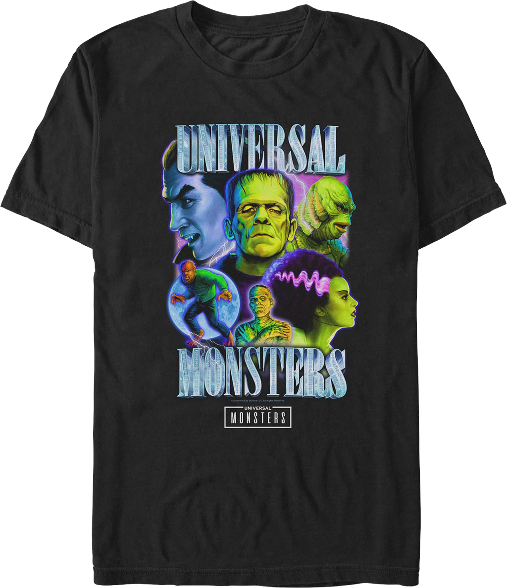 Classic Collage Universal Monsters T-Shirt product image 1