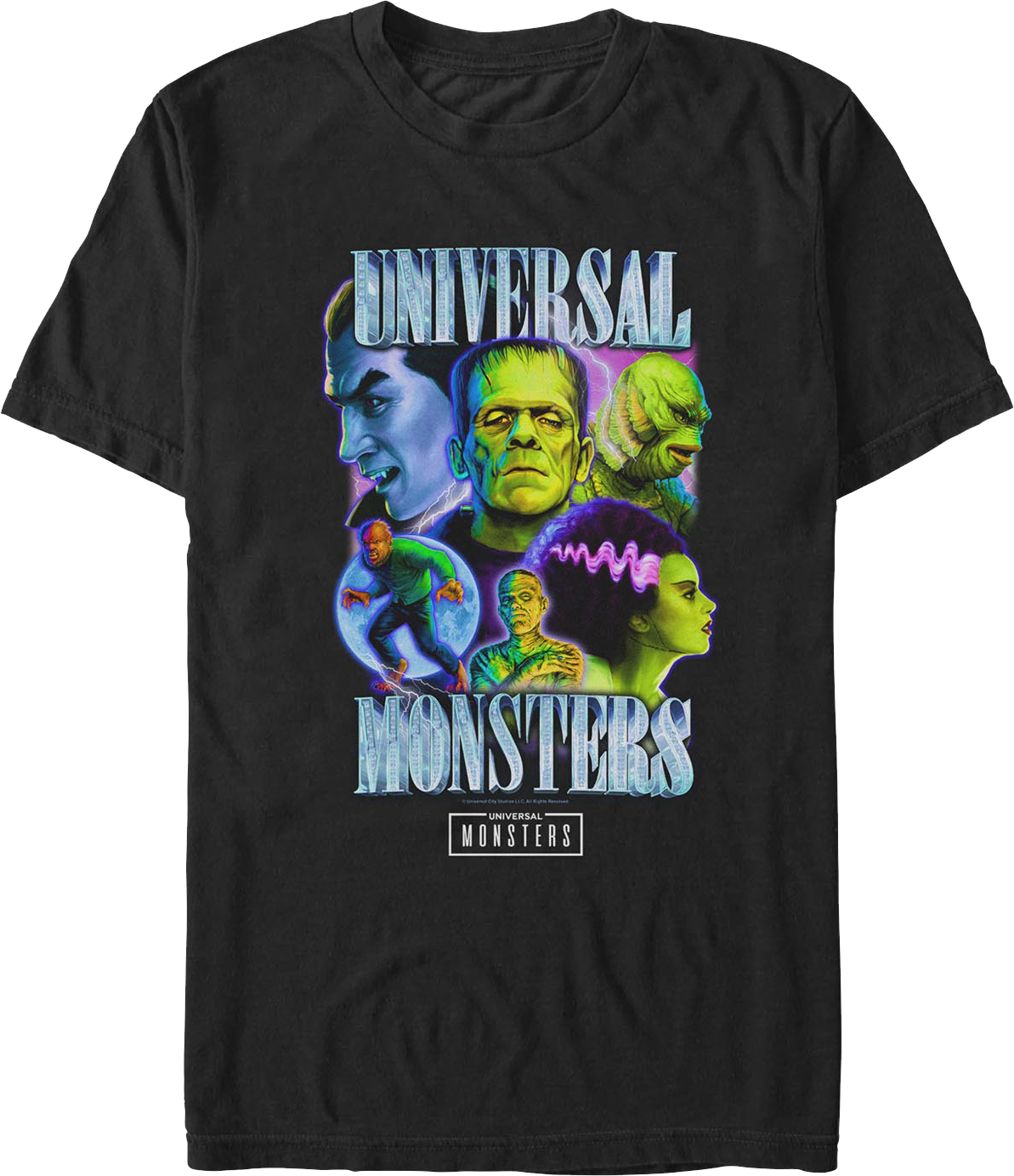 Classic Collage Universal Monsters T-Shirt product image 1