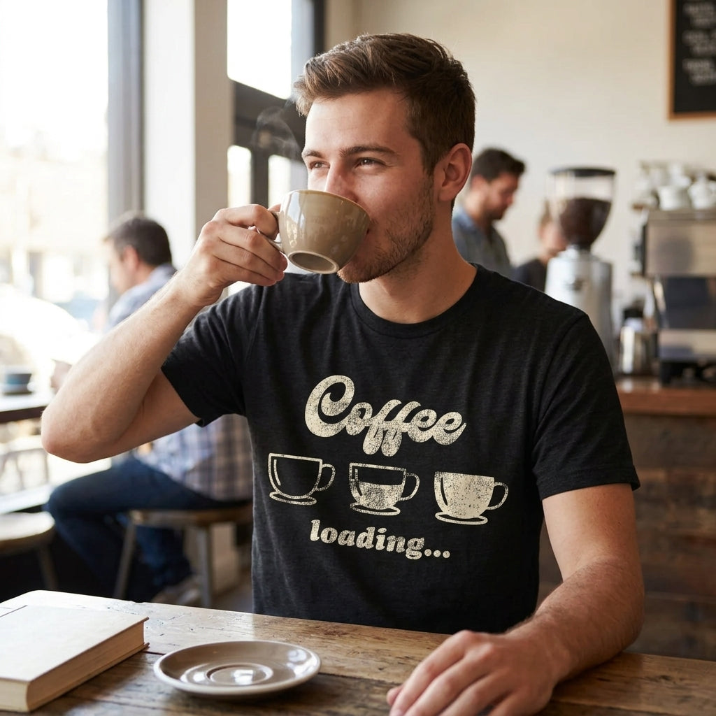 Coffee Loading Men's T Shirt product image 2
