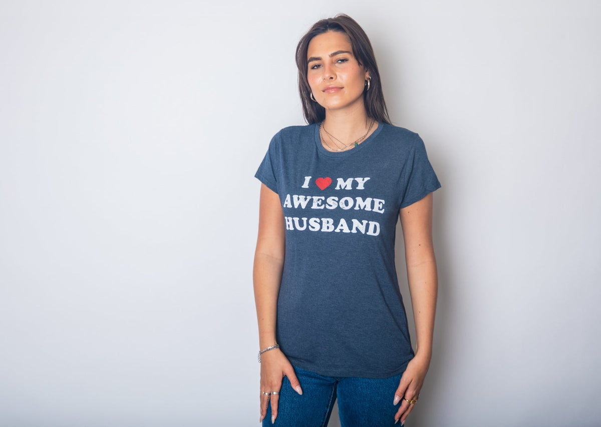 I Love My Awesome Husband Women's T Shirt product image 2