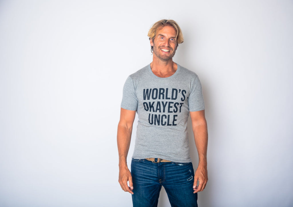 World's Okayest Uncle Men's T Shirt product image 2