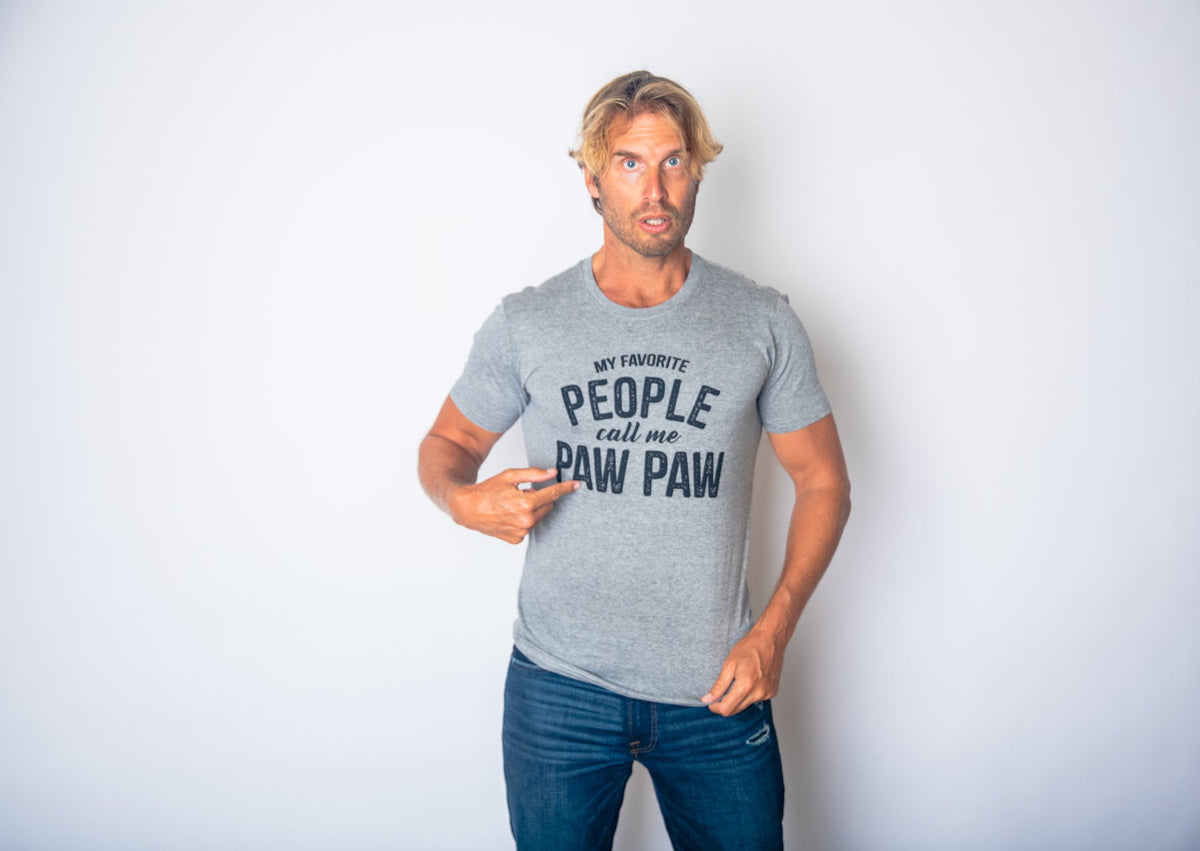 My Favorite People Call Me Paw Men's T Shirt product image 3