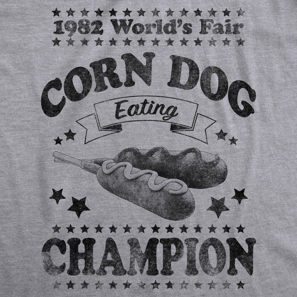 Corn Dog Eating Champion 1982 Men's T Shirt product image 2
