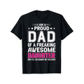 Short Sleeve Print I Am A Proud Dad Of A Freaking Amazing product image 1