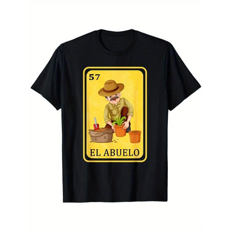 Short Sleeve Print Men's Spanish-Mexican Style Funny product image 1
