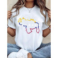 Venezuela Map Flag Graphic T-Shirt Women Venezuelan Pride product image 1