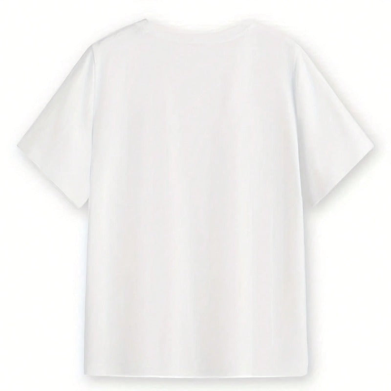 100% Cotton Casual Men's T-shirt, Summer Crew Neck Top Dad product image 2