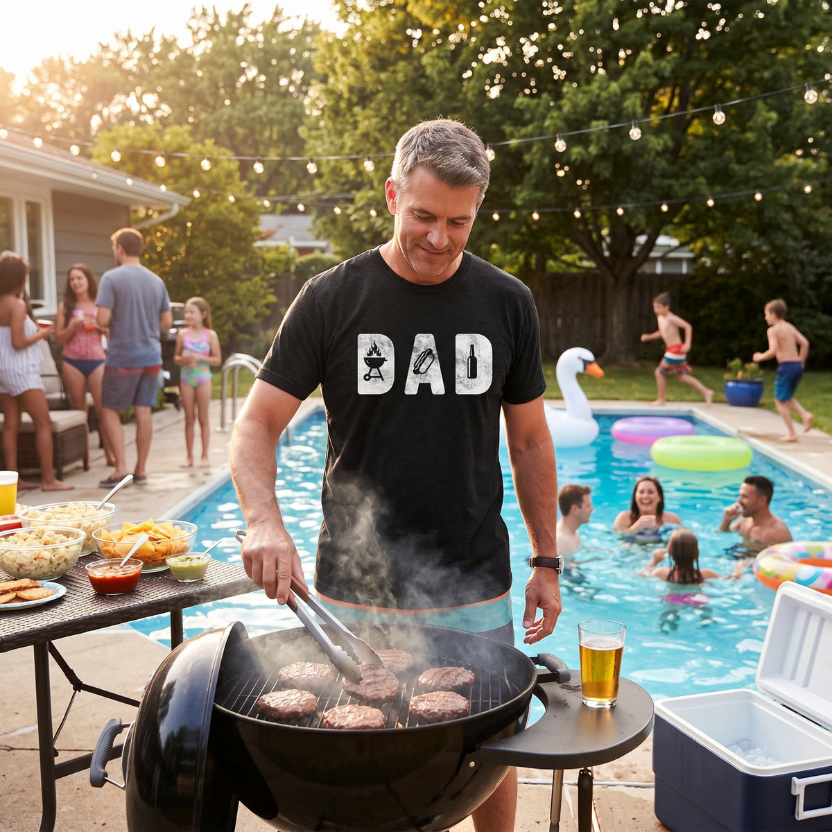 Dad Grill Men's T Shirt product image 4