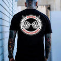 PROUD DISAPPOINTMENT Defiant Bone Hand Print Men's T-Shirt product image 1