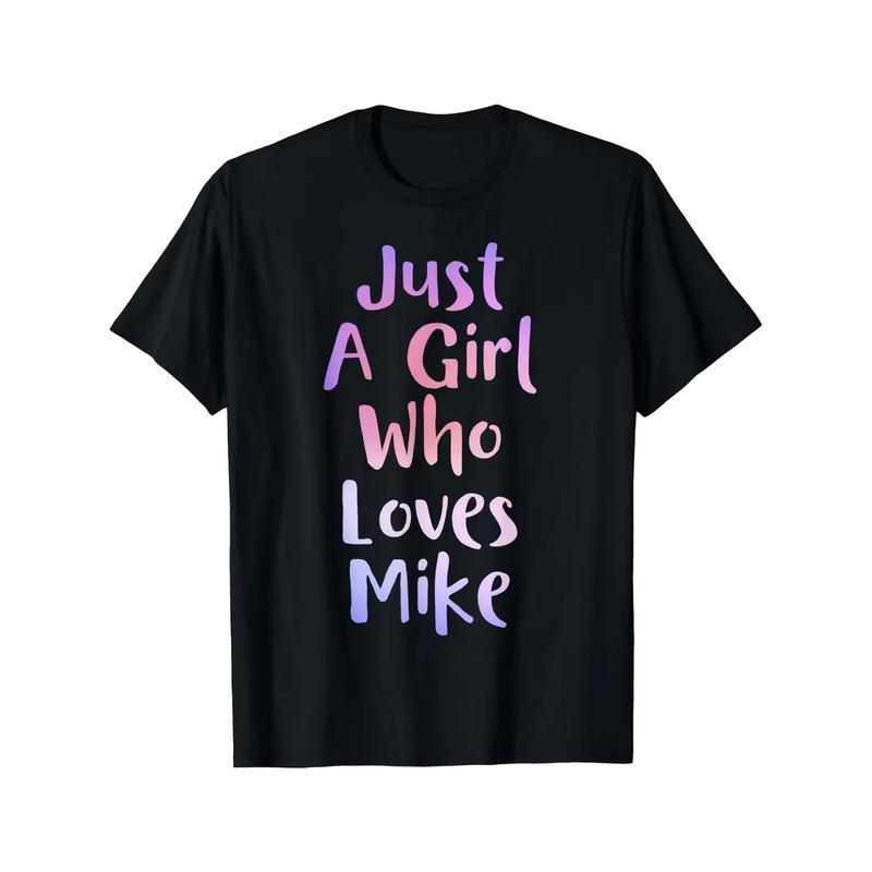 Short Sleeve Print Just a humorous MIKET shirt that likes product image 1