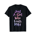 Short Sleeve Print Just a humorous MIKET shirt that likes product image 1