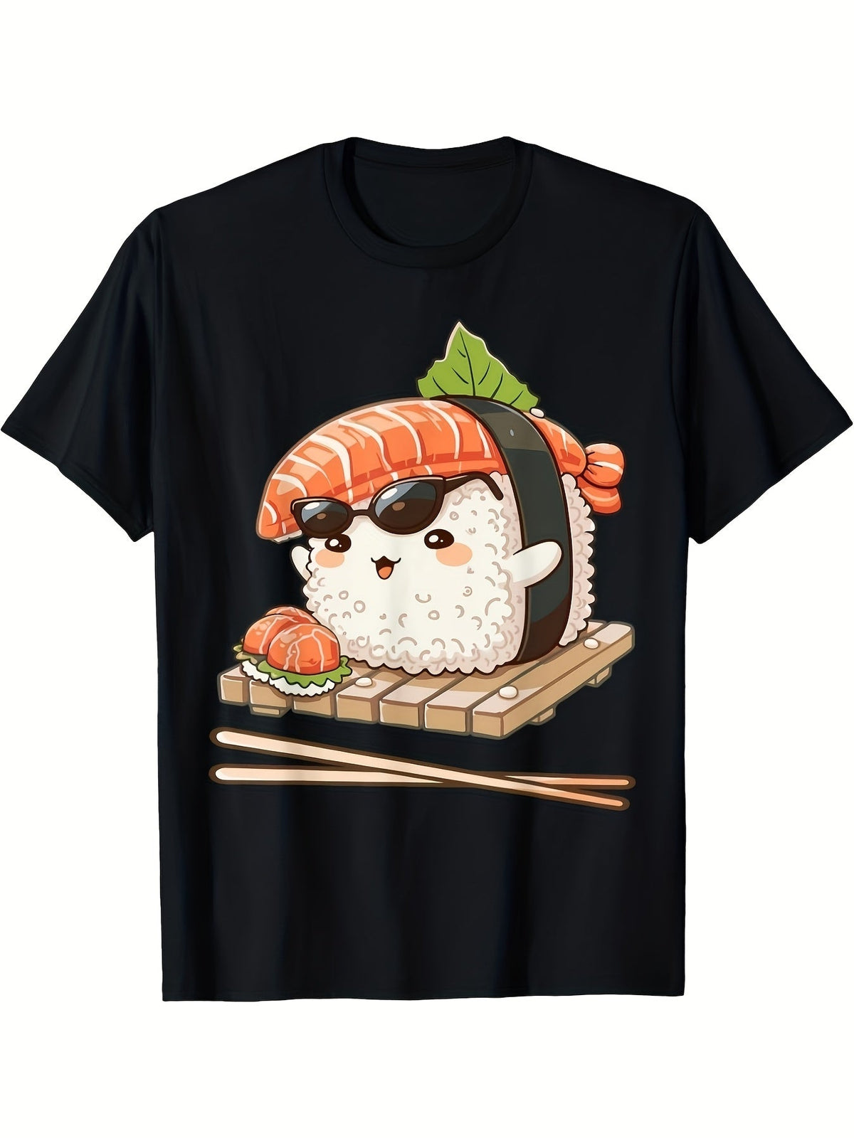 Cute Cool Sunglasses Salmon Nigiri Sushi Anime Graphic product image 2