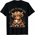 Highland Cow Design for Farmers And T-Shirt product image 1