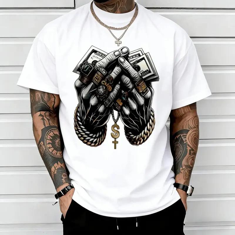 Men's Comfort-Fit Cotton Tshirt - Menswear Crew Neck Top product image 3