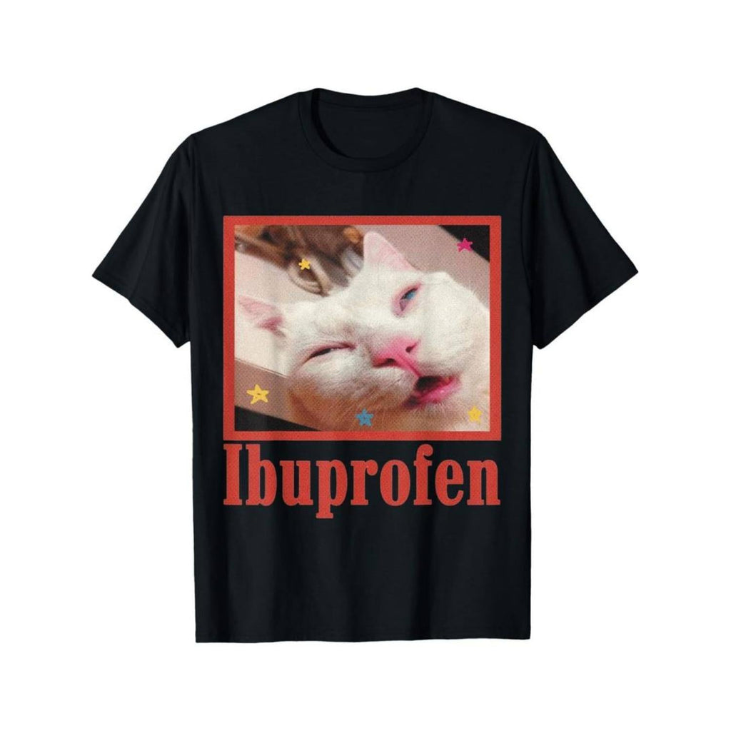 Ibuprofen Cat Meme T-Shirt product image 1