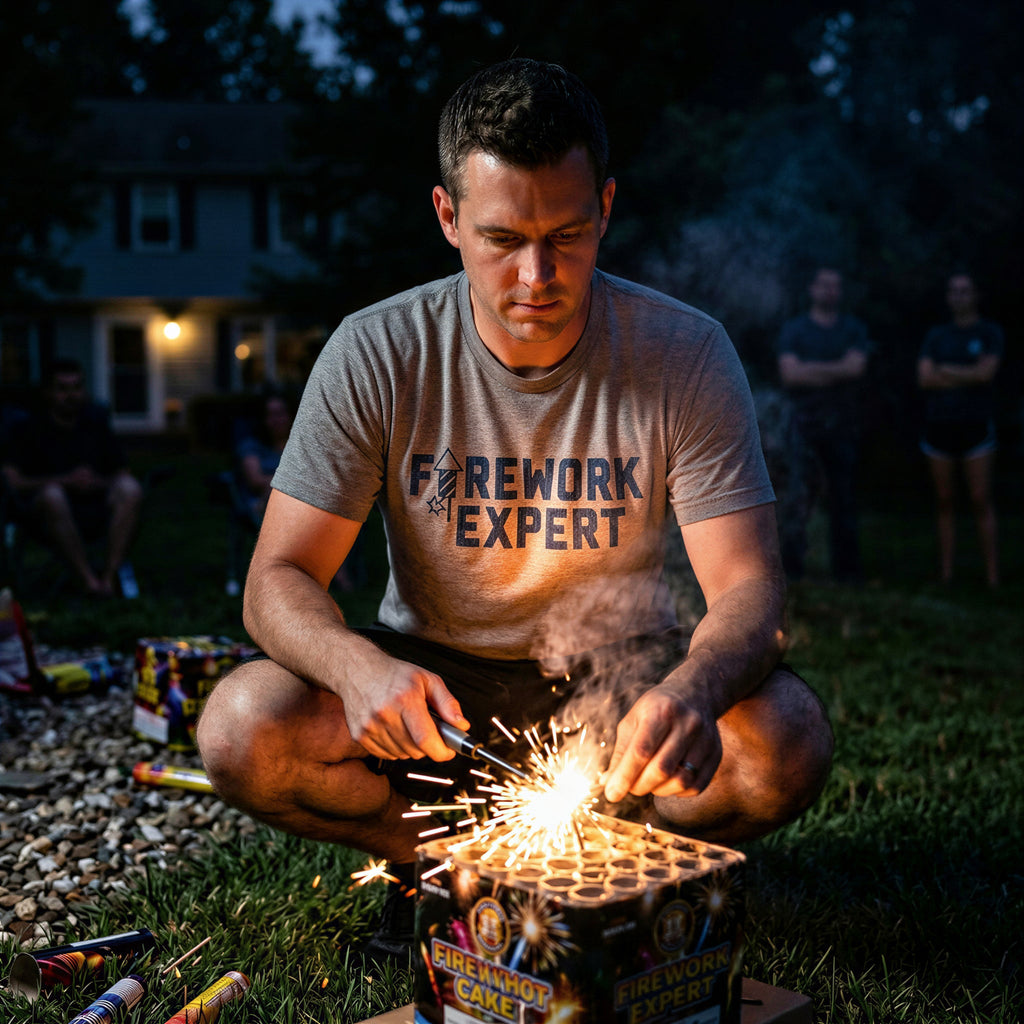 Firework Expert Men's T Shirt product image 2