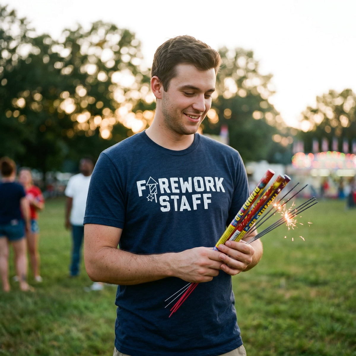 Firework Staff Men's T Shirt product image 2