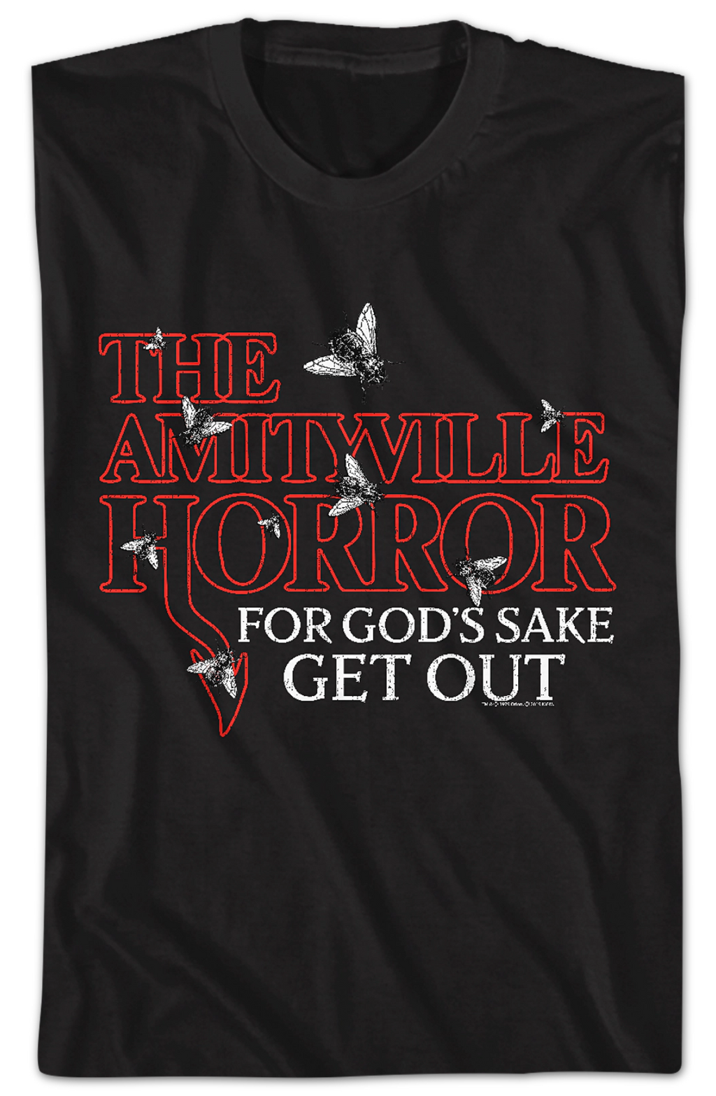 For God's Sake Get Out Amityville Horror T-Shirt product image 2