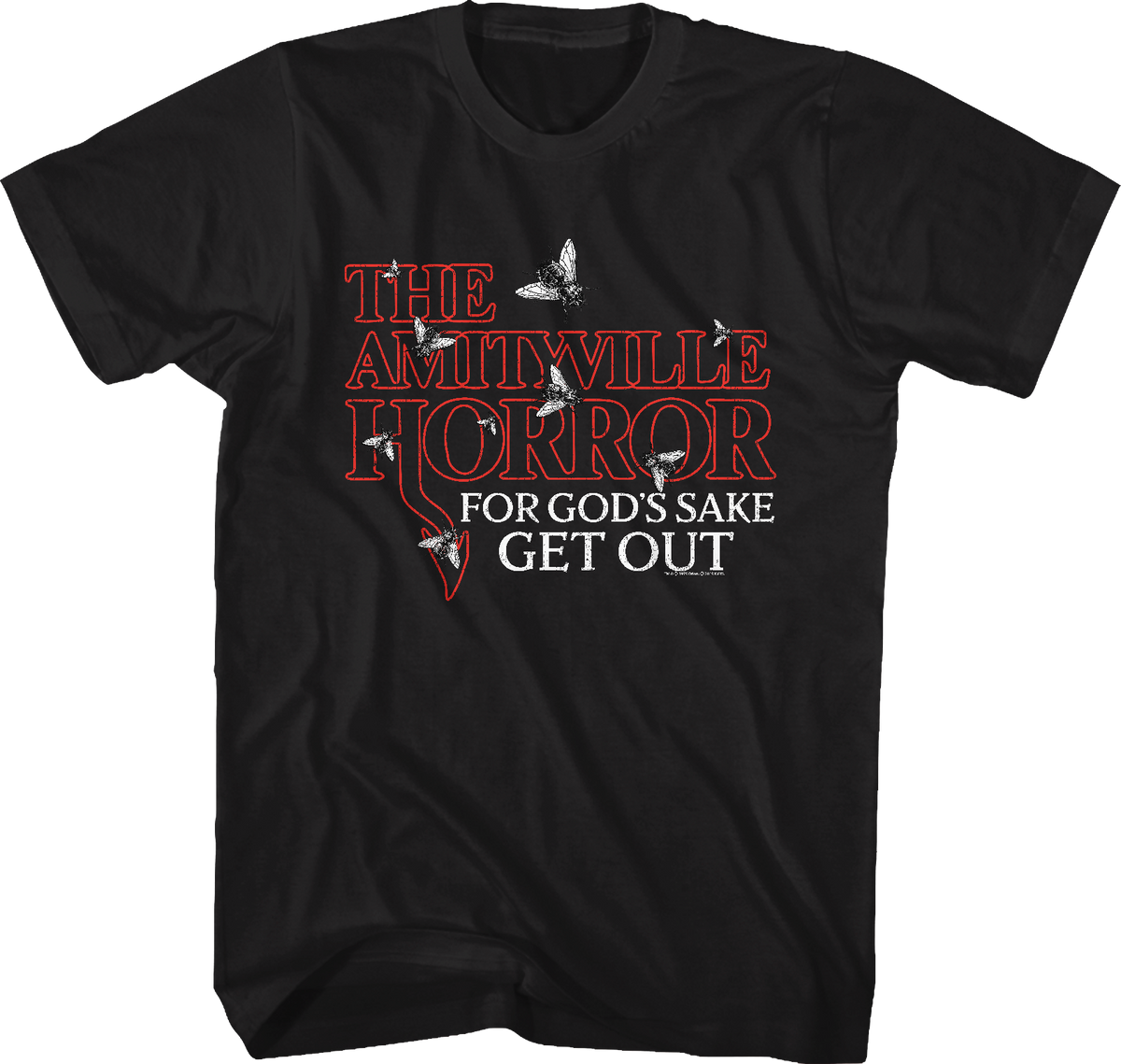 For God's Sake Get Out Amityville Horror T-Shirt product image 1