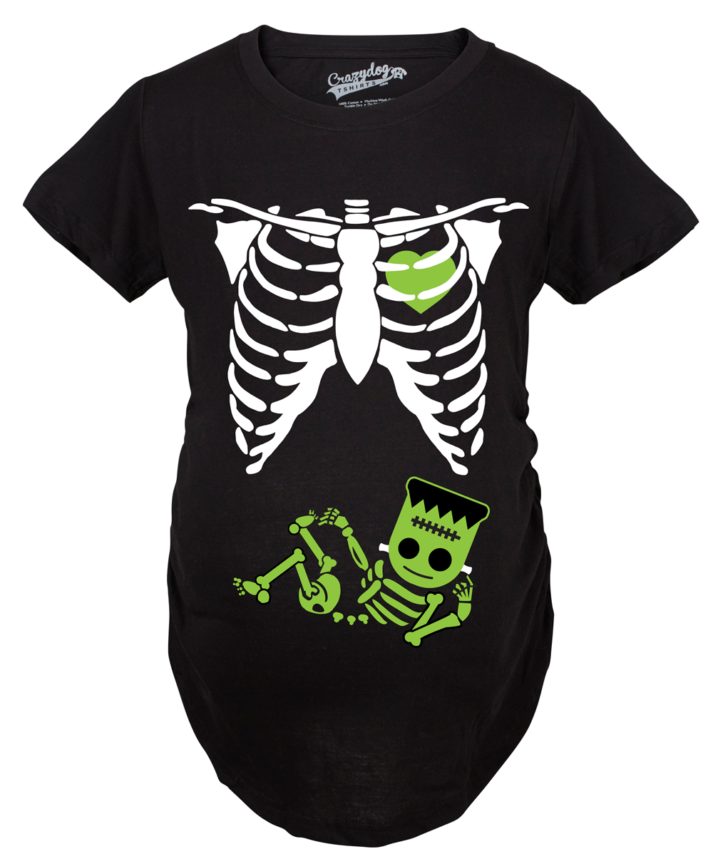 Frankenstein Skeleton Maternity T Shirt product image 2