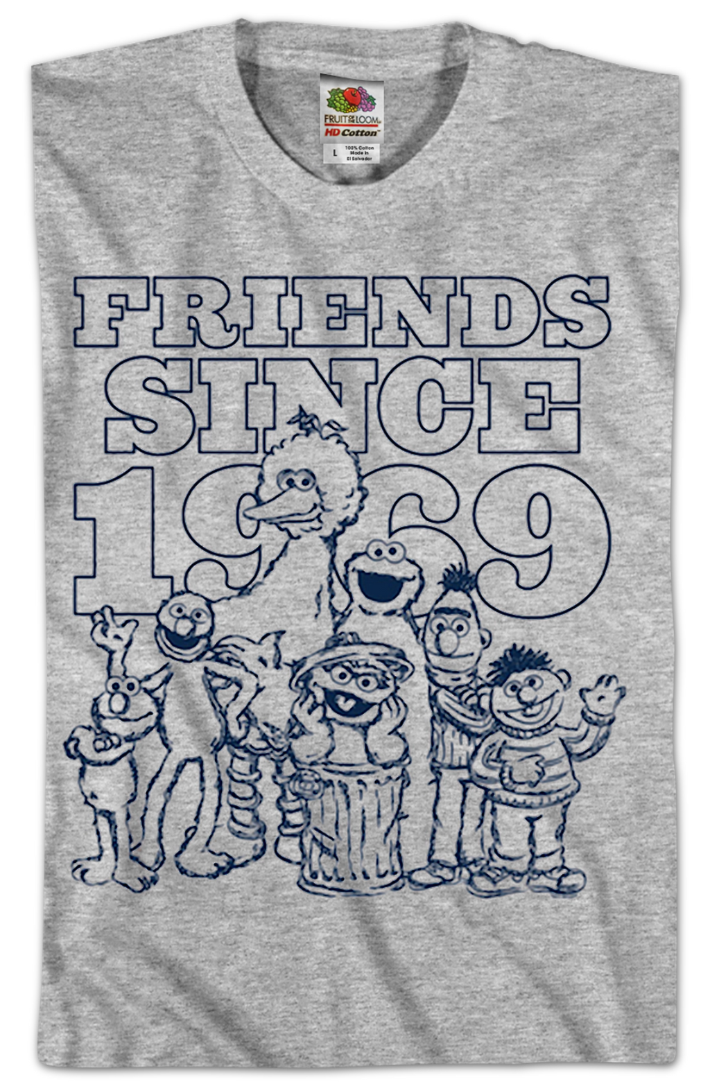 Friends Since 1969 Sesame Street T-Shirt product image 2