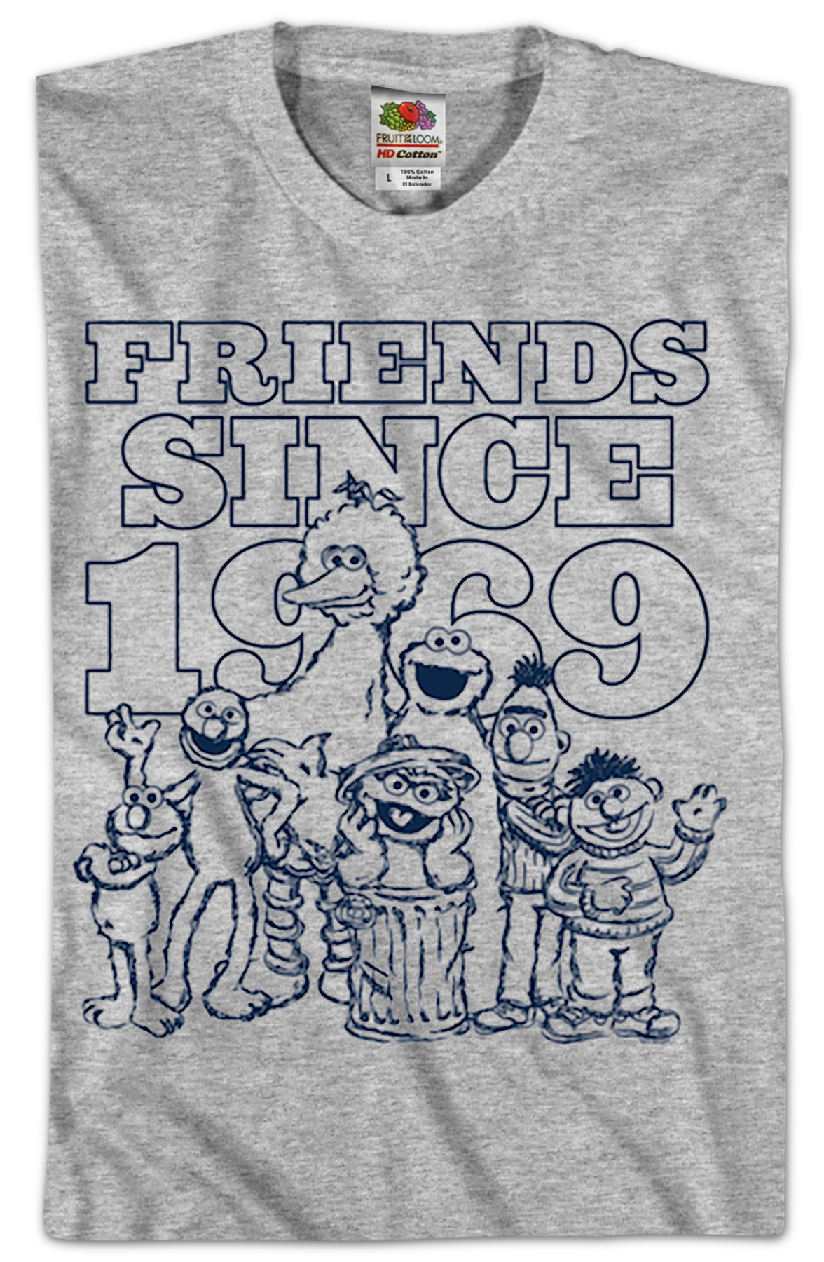 Friends Since 1969 Sesame Street T-Shirt product image 2