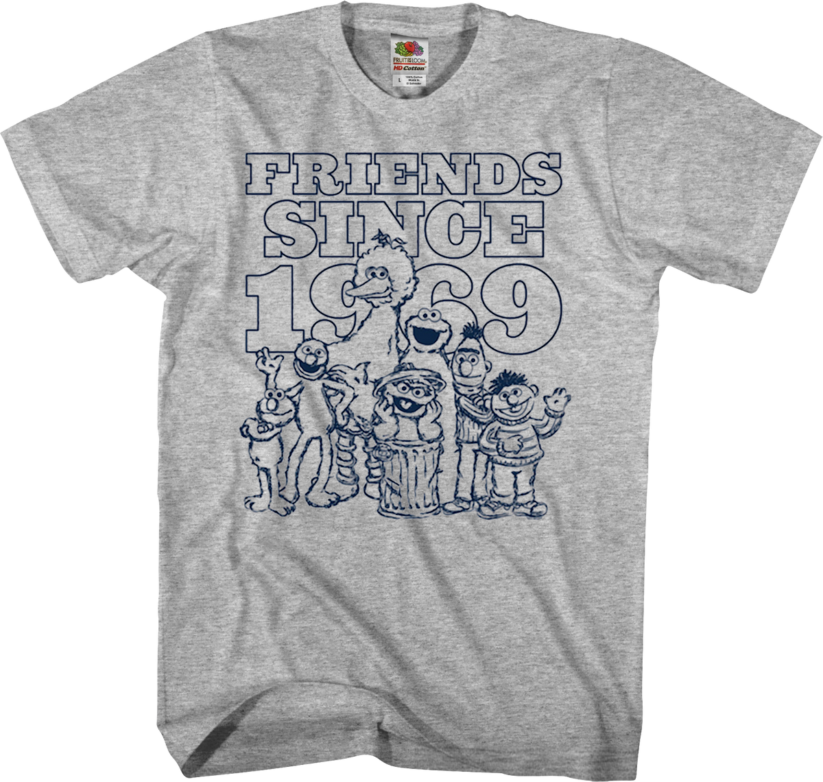 Friends Since 1969 Sesame Street T-Shirt product image 1