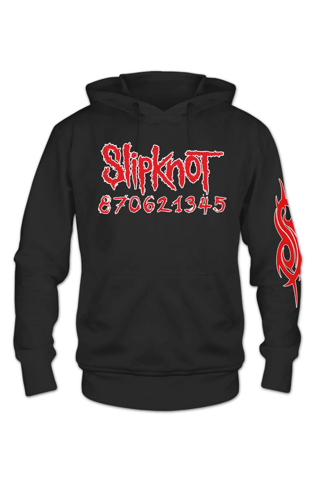 Front & Back Numbers Slipknot Hoodie product image 2