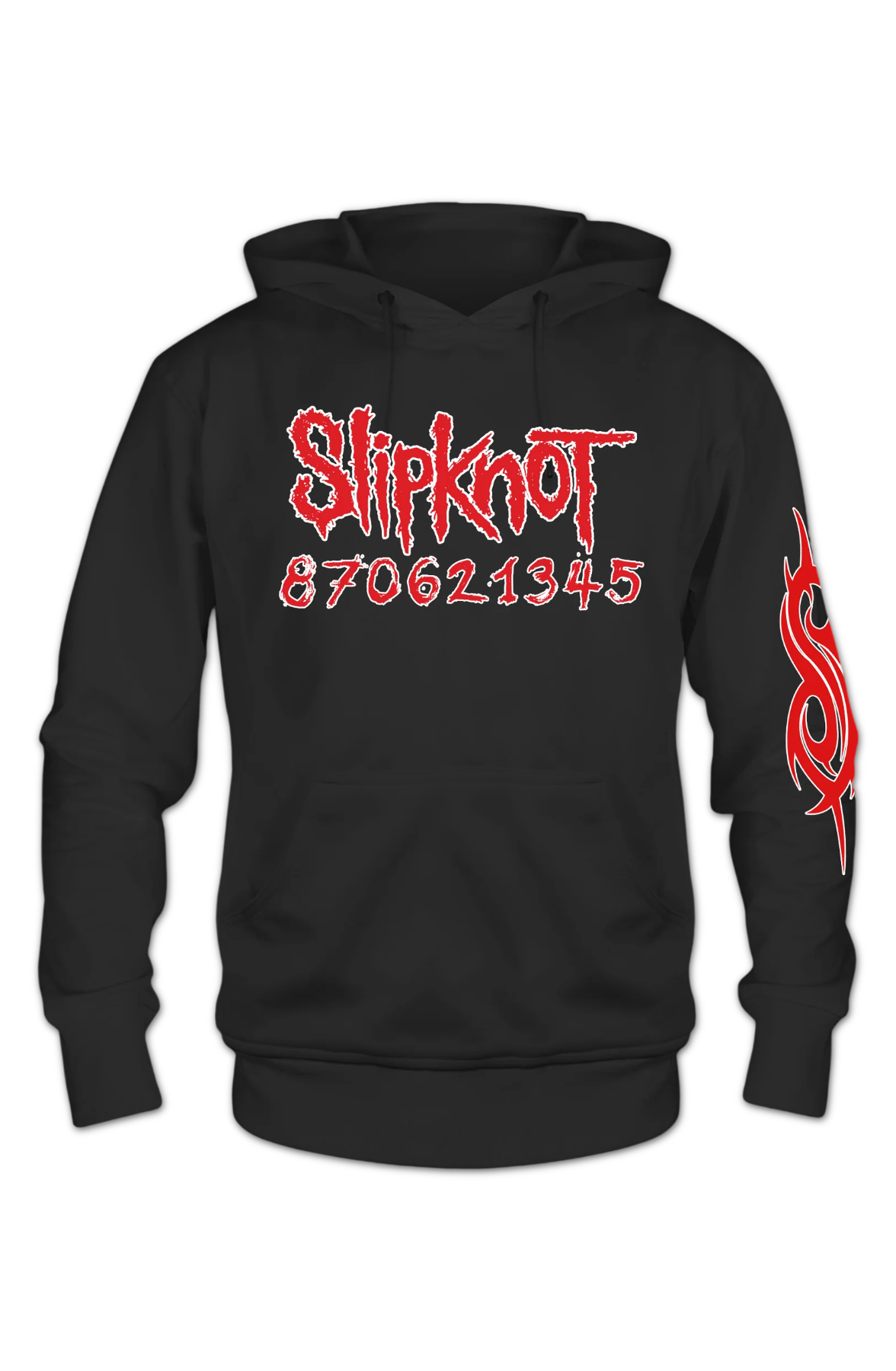 Front & Back Numbers Slipknot Hoodie product image 2