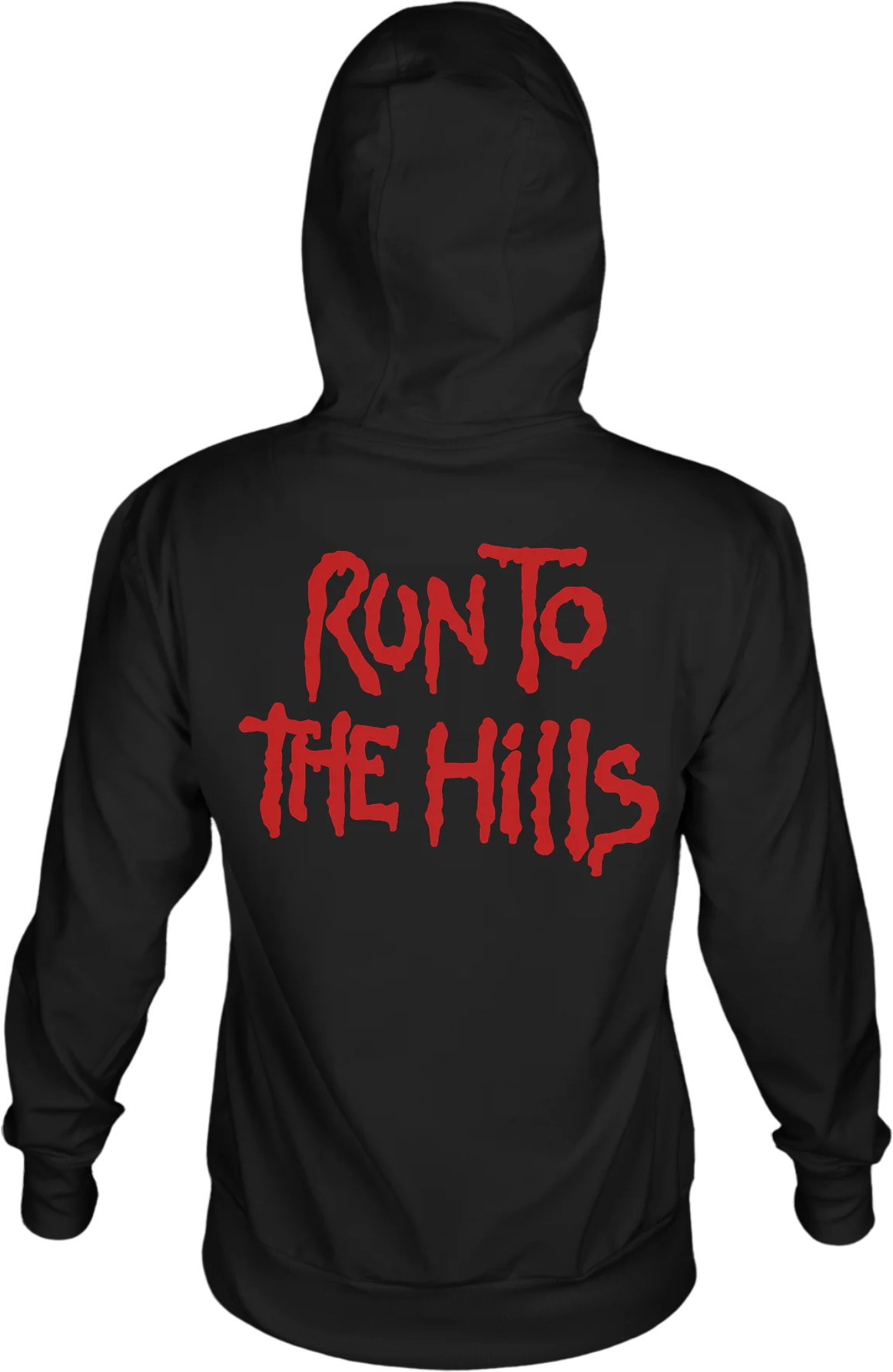 Front & Back Run To The Hills Iron Maiden Hoodie product image 3