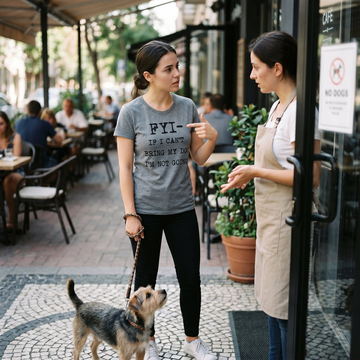 FYI If I Can’t Bring My Dog Women's T Shirt product image 2
