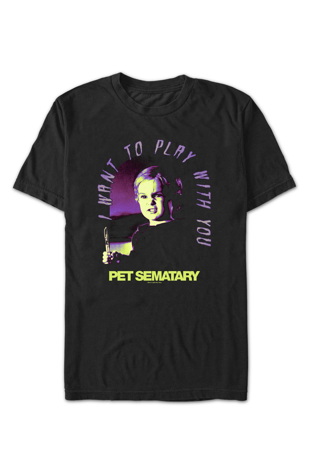 Gage I Want To Play With You Pet Sematary T-Shirt product image 2