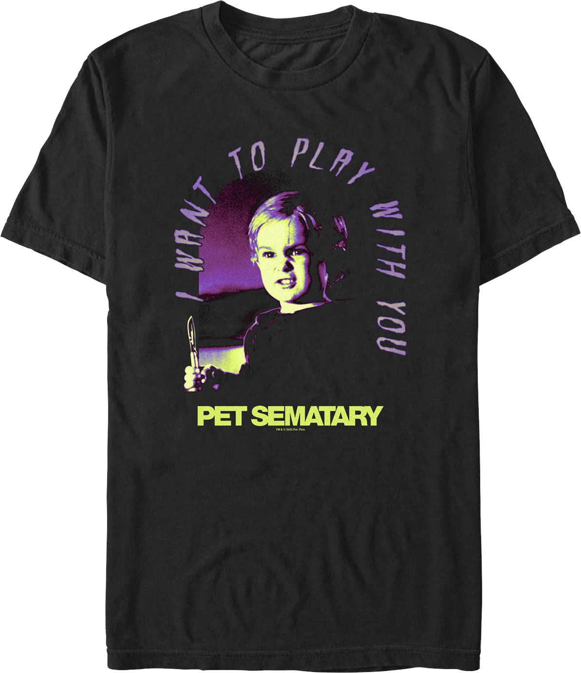 Gage I Want To Play With You Pet Sematary T-Shirt product image 1