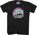 Gen-X Lots Of Memories No Evidence T-Shirt product image 1