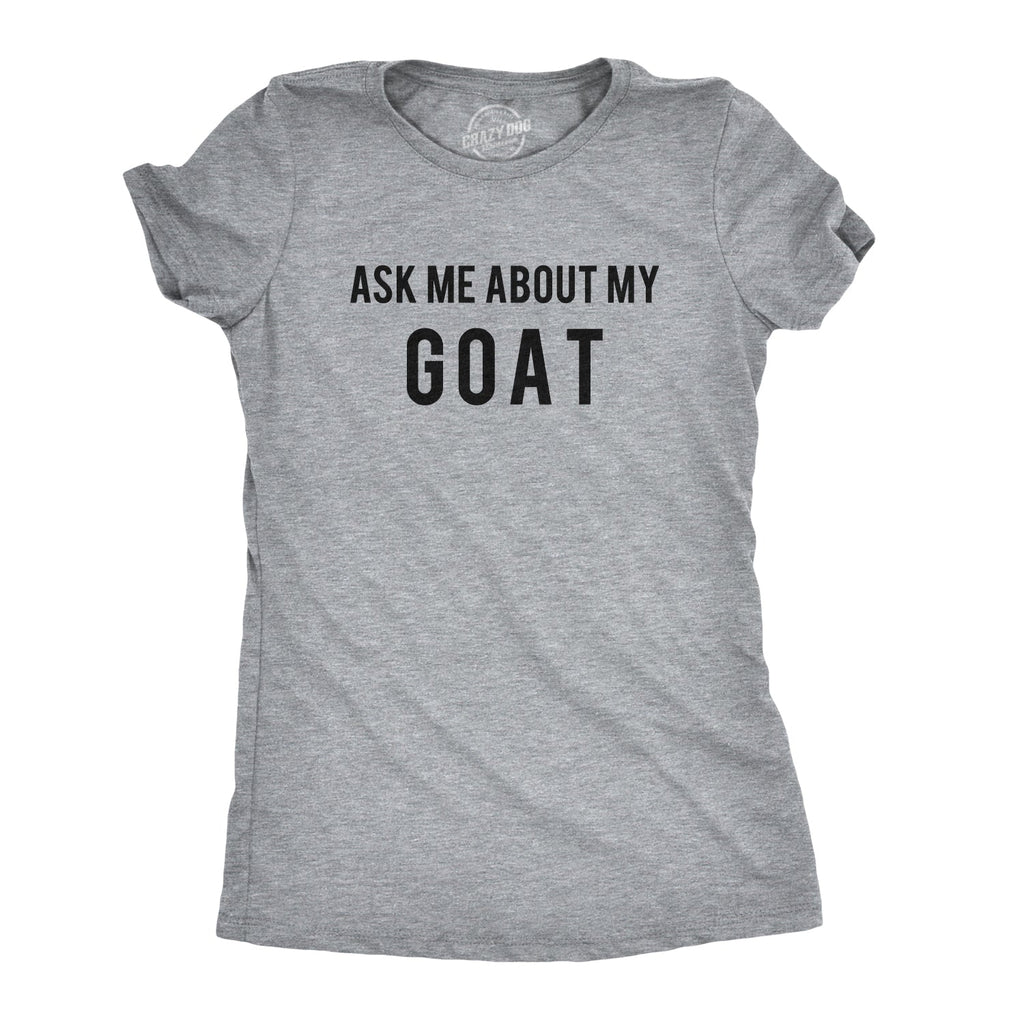 Ask Me About My Goat Flip Women's T Shirt product image 3
