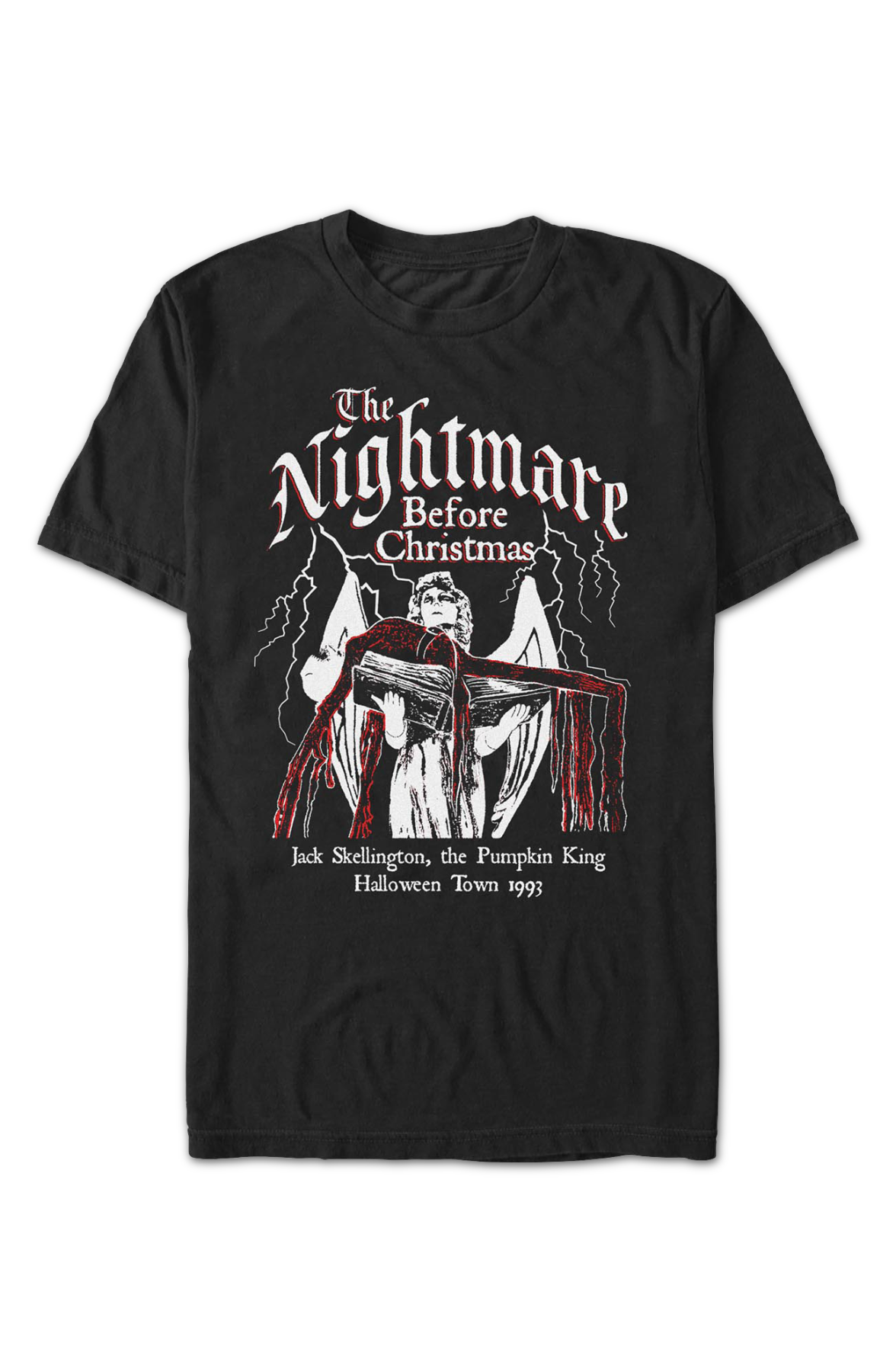 Gothic Jack Skellington Nightmare Before Christmas T-Shirt product image 2