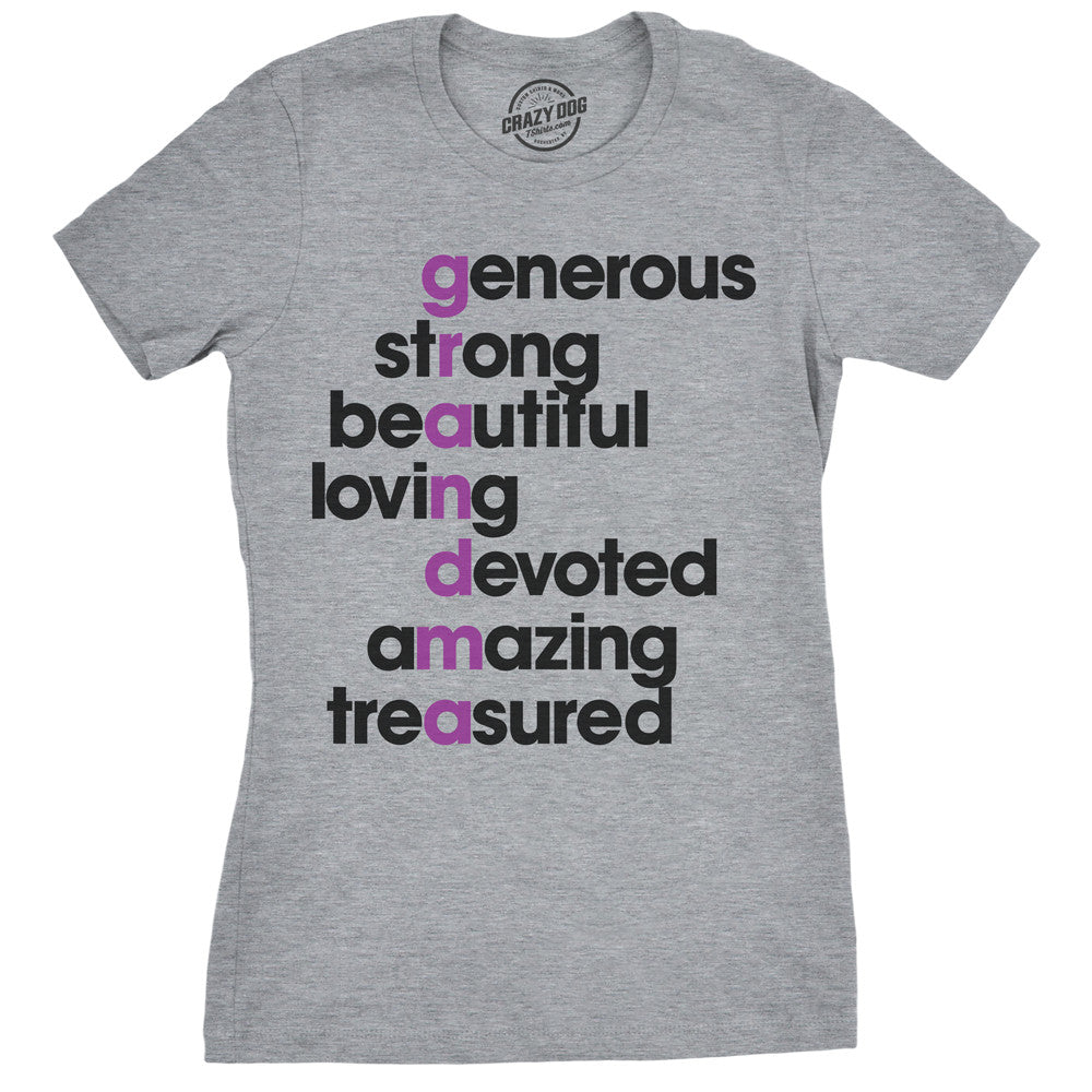 Grandma Letters Women's T Shirt product image 1