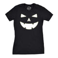 Happy Tooth Glowing Pumpkin Face Women's T Shirt product image 1