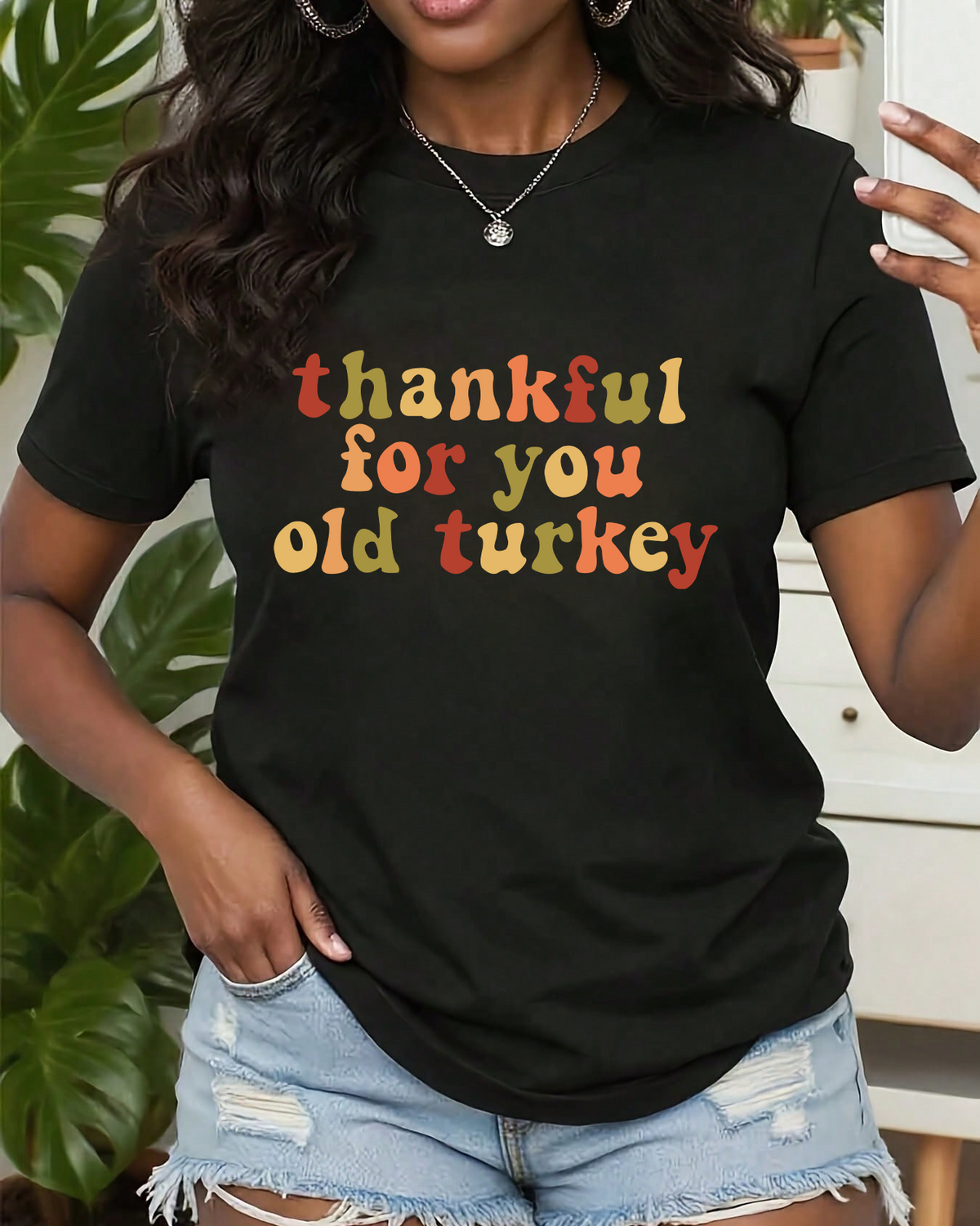 DIYANYONE Thanksgiving T-Shirt: "Thankful To You, Old product image 2